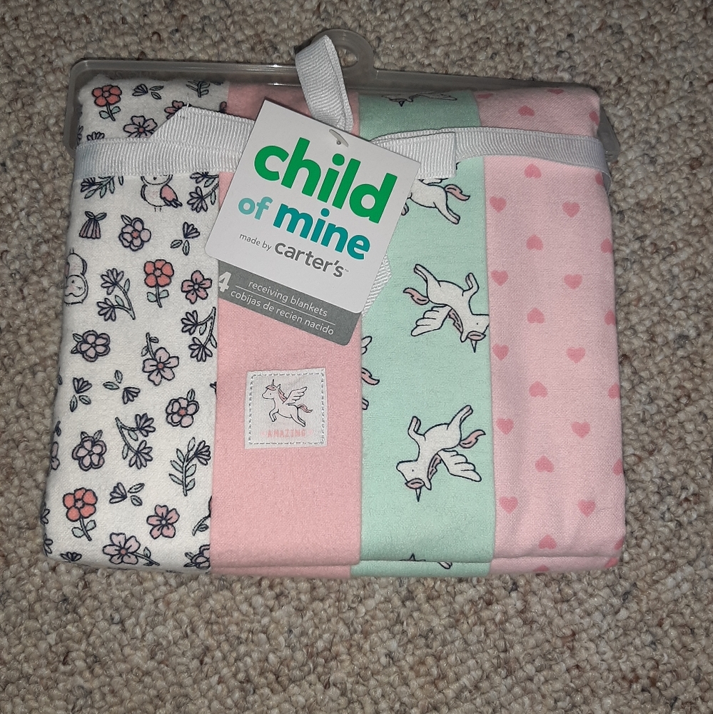 Recieving blankets and  baby blanket